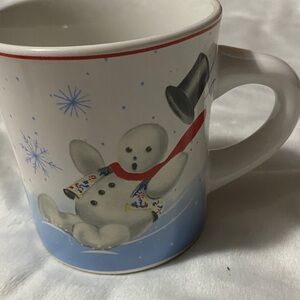 Rosanna Snowman falling down  Themed Ceramic Mug vintage